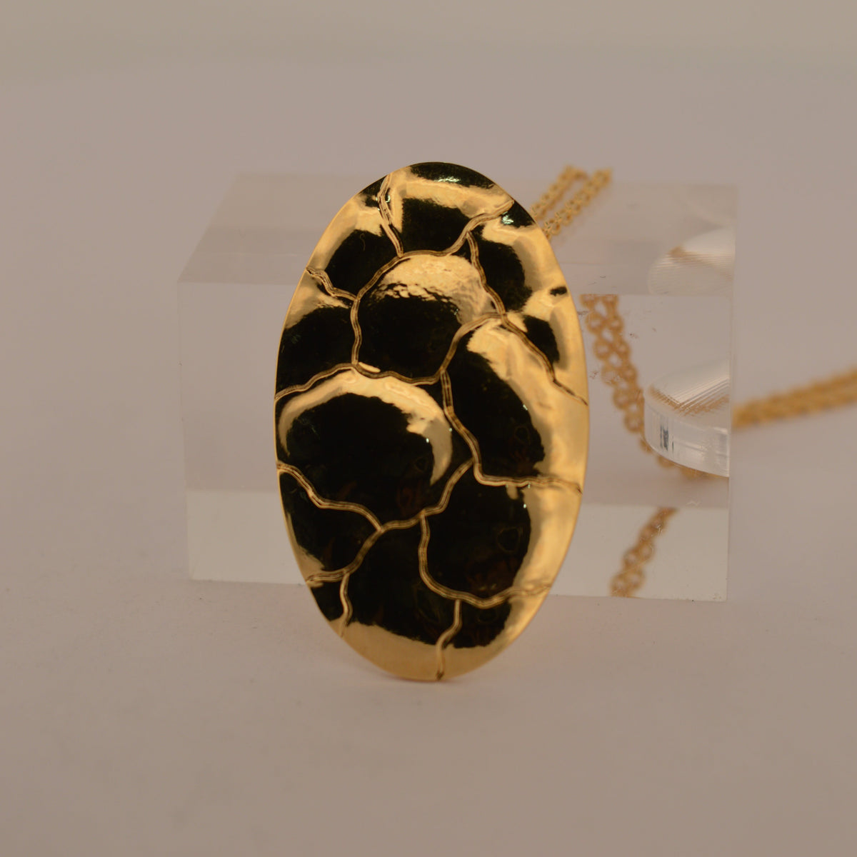 Collier Concrétion I - doré