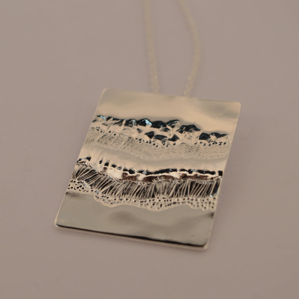 Collier Strata I - argenté