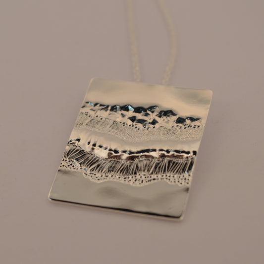 Collier Strata I - argenté