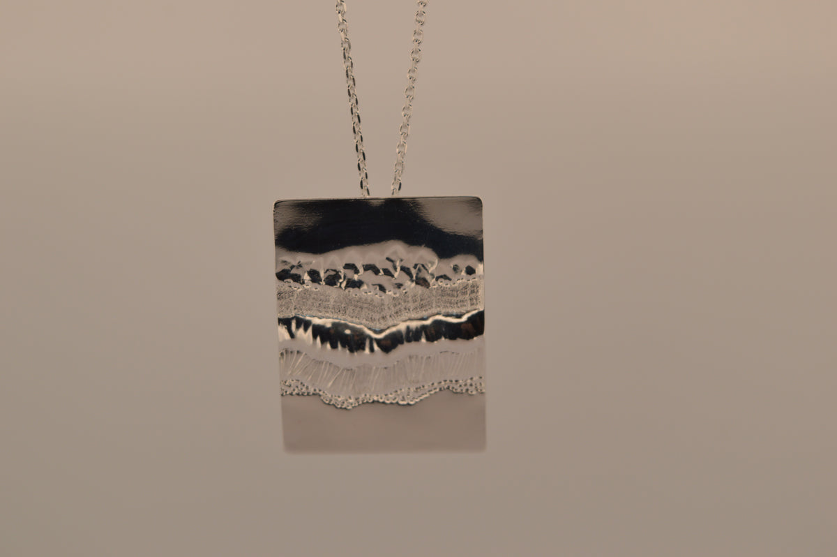 Collier Strata I - argenté