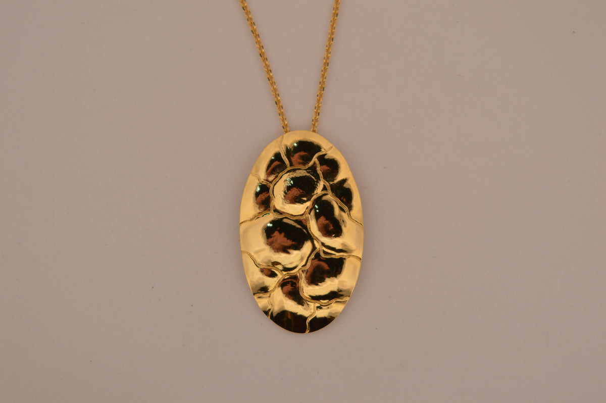 Collier Concrétion I - doré