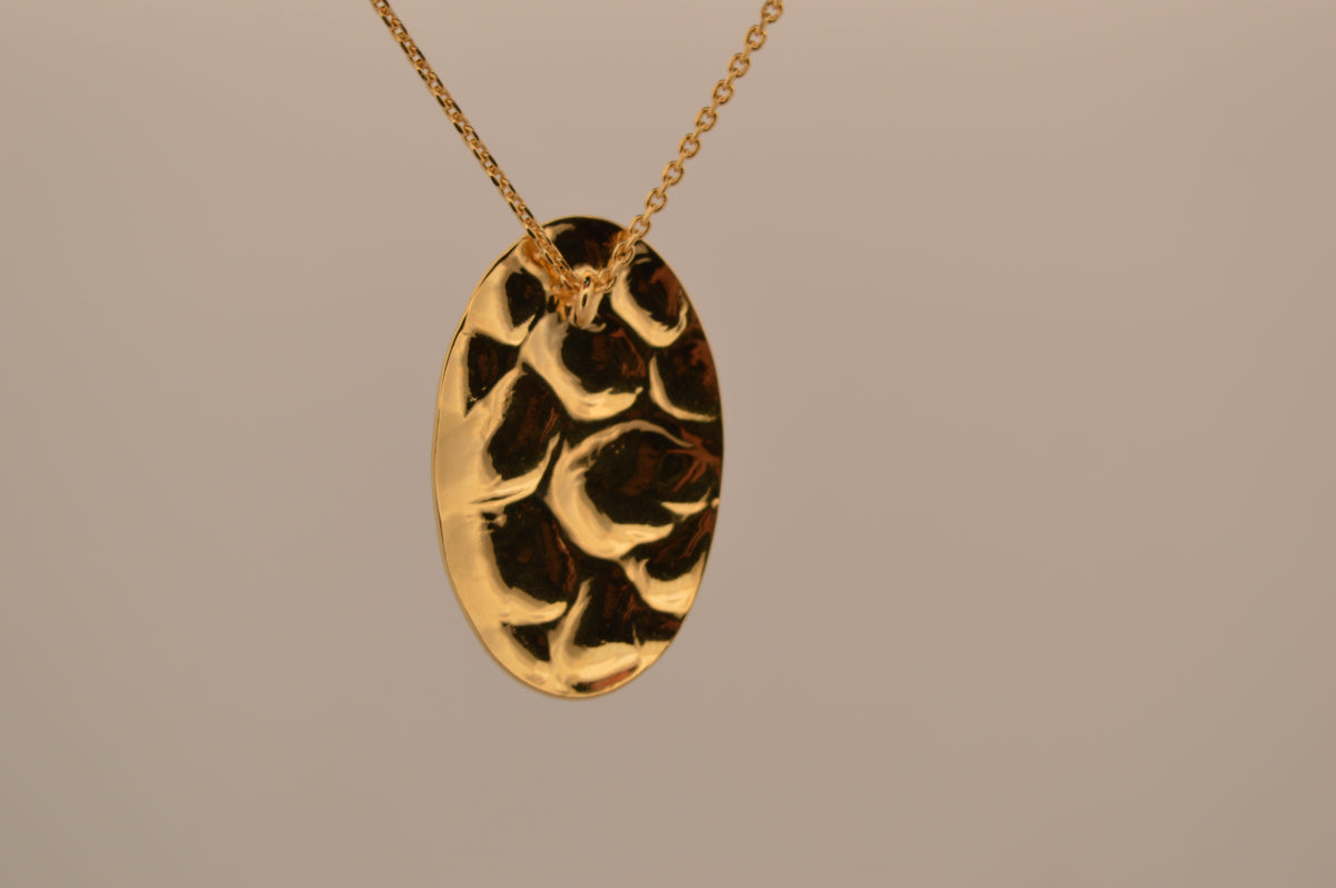 Collier Concrétion I - doré