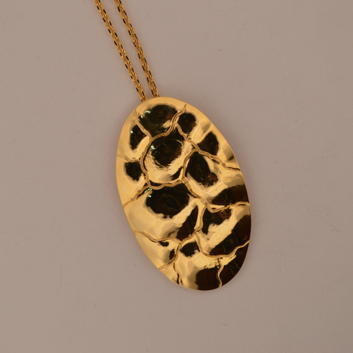 Collier Concrétion I - doré