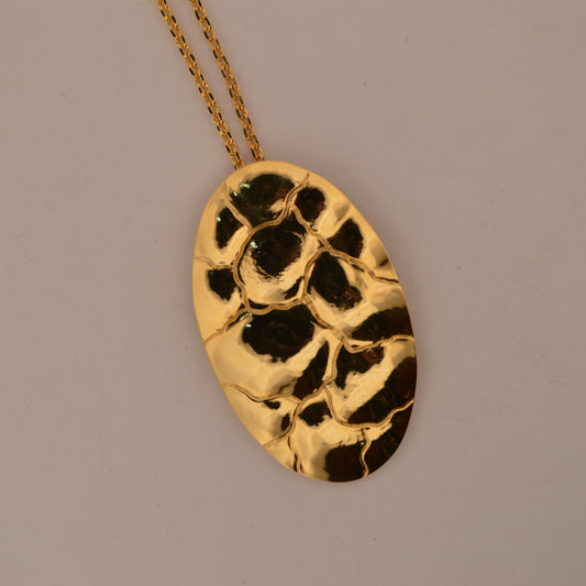 Collier Concrétion I - doré