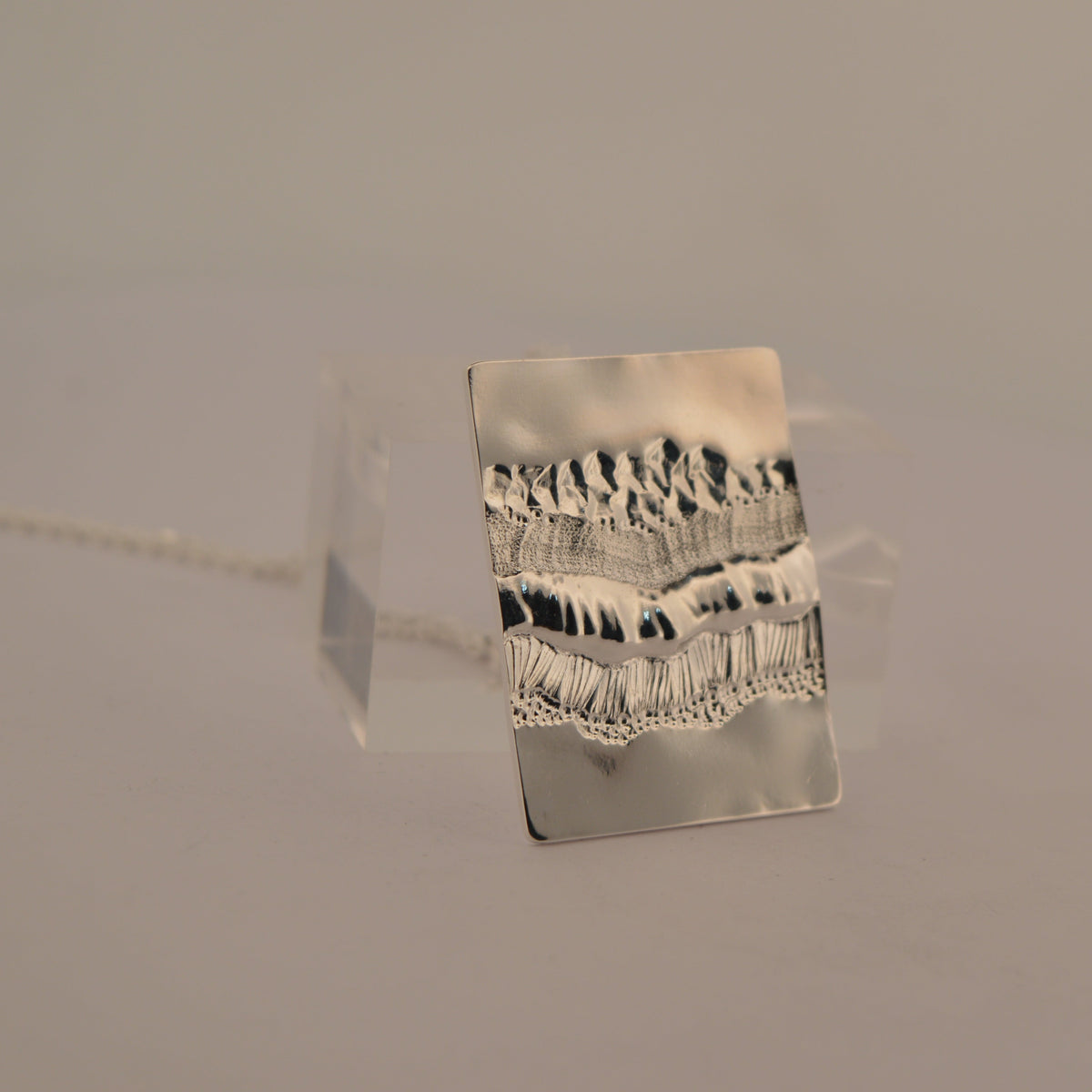Collier Strata I - argenté