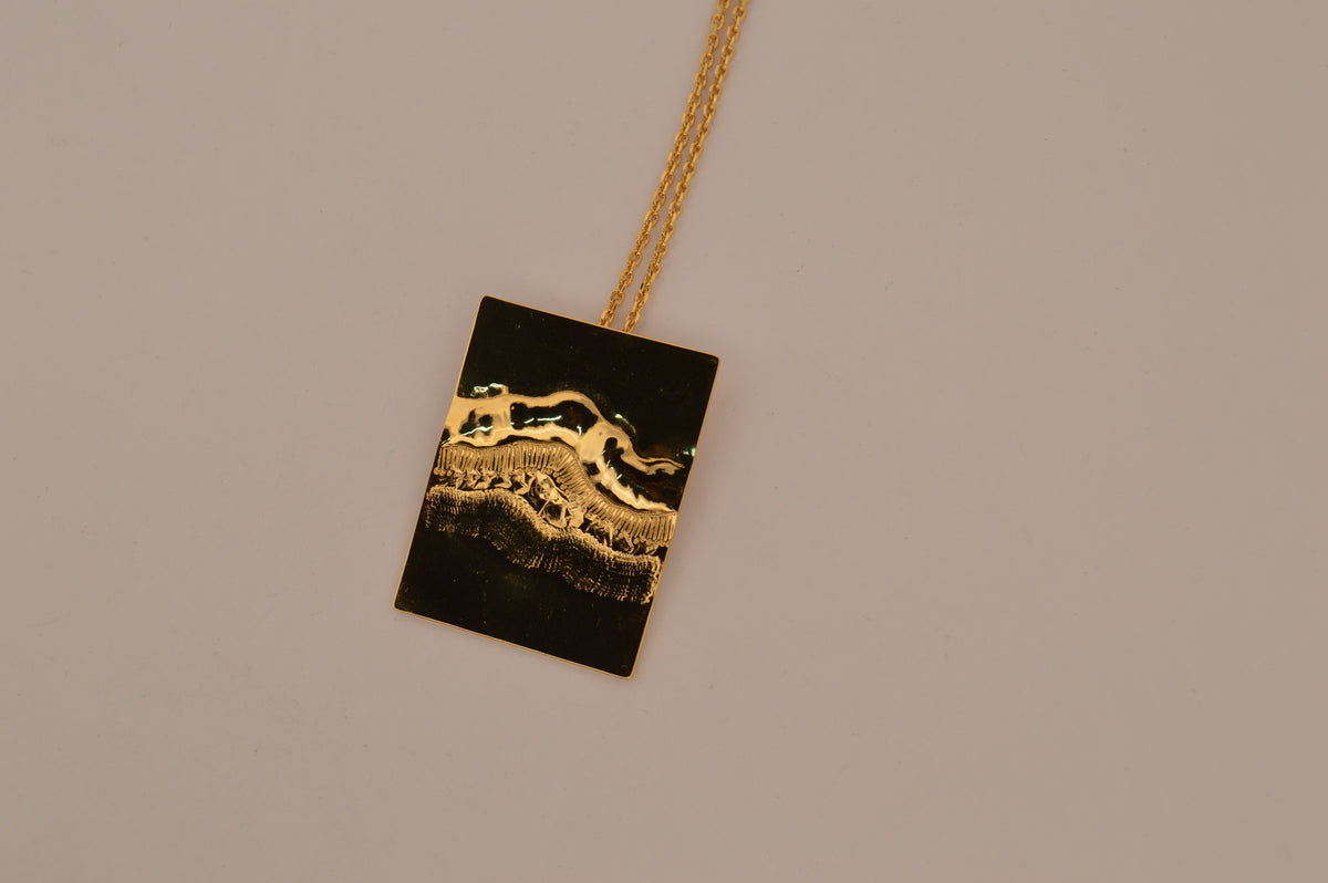 Collier Strata II - doré