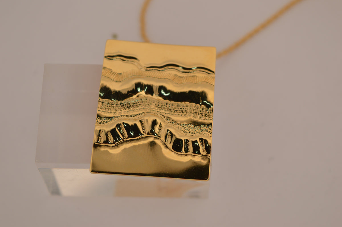 Collier Strata I - doré