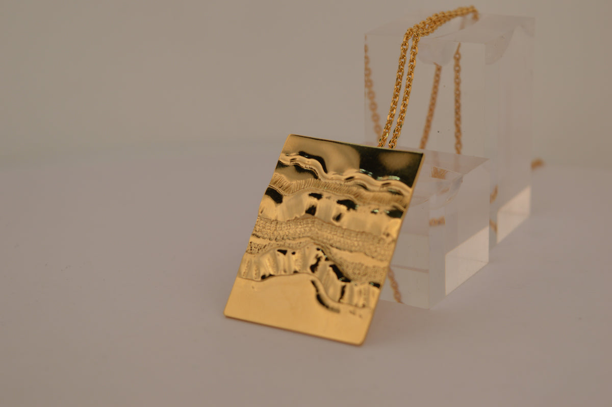 Collier Strata I - doré
