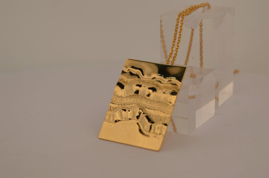 Collier Strata I - doré